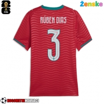Ženske Nogometnih dresov Portugalska Ruben Dias #3 Domači SP 2026 Kratki rokavi